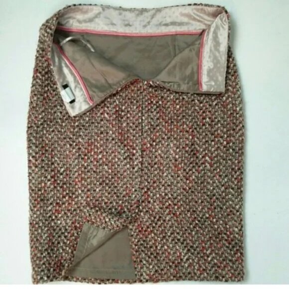 J.Crew blushed tweed pencil skirt sz.4 - Picture 4 of 7